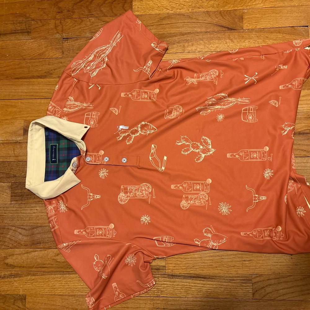 William Murray X Tito’s collab golf polo